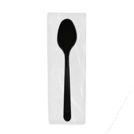 Κουτάλι μεγάλο πλαστικό μαύρο συσκευασμένο τμχ
