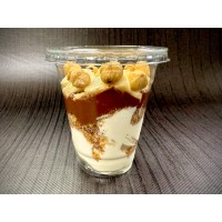 Γιαούρτι Nutella, μπανάνα, μπισκότο και φουντούκια