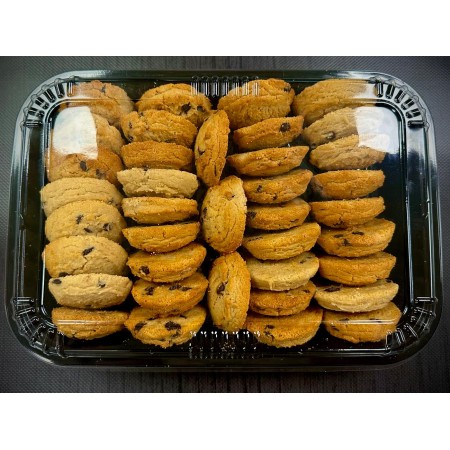 Πιατέλα 35 τμχ μικρά μπισκότα βανίλια - choco chips
