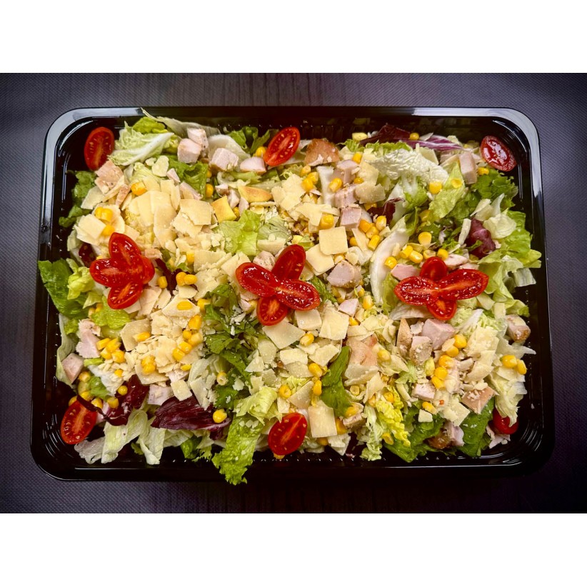 Σαλάτα catering κοτόπουλο σίζαρς 10 ατόμων
