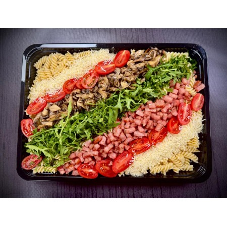 Σαλάτα catering ζυμαρικών καρμπονάρα 10 ατόμων
