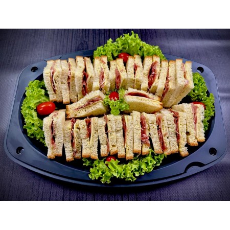 Μπόμπα προσούτο με herbal sauce και μαρούλι 20 τμχ