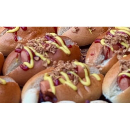 Πιατέλα 10 τμχ μικρά crispy onios hot dog