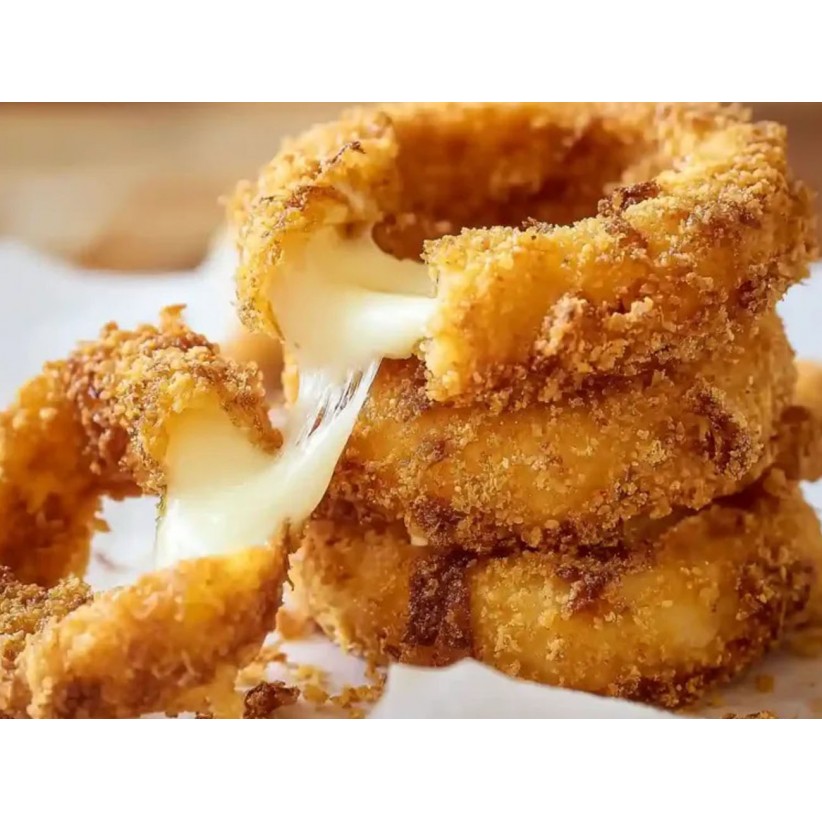 Πιατέλα 20 τμχ cheesy mozzarella rings