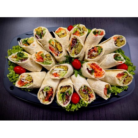 Πιατέλα 20 τμχ τορτίγιες vegan φαλάφελ