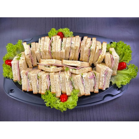 Μπόμπα καπνιστό χοιρινό Fouantre, τυρί Πεκορίνο, μαγιονέζα, μαρούλι 20 τμχ