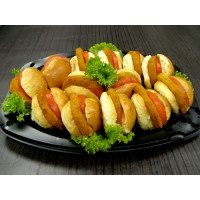 Πιατέλα 10 τμχ μικρά chicken burger