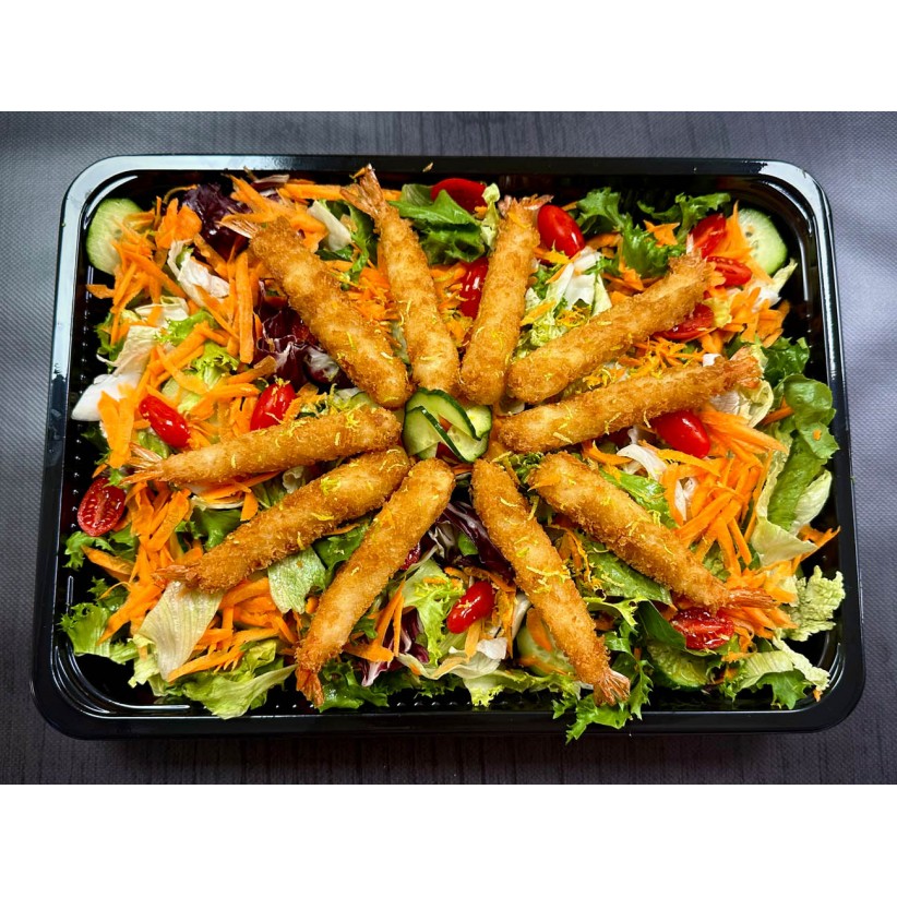 Σαλάτα catering γαρίδες panko 10 ατόμων