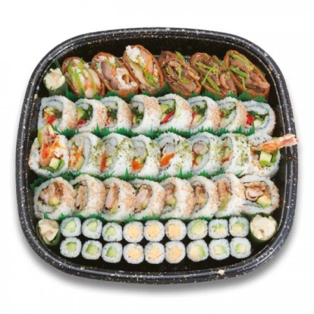 Πιατέλα 32 τμχ ποικιλία από sushi