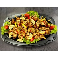 Πιατέλα 20 τμχ μικρά σουβλάκια κοτόπουλο στήθος (2 τεμχ)