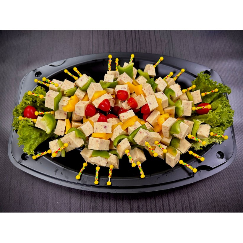 Πιατέλα 20 τμχ σουβλάκια τυριών - λαχανικών