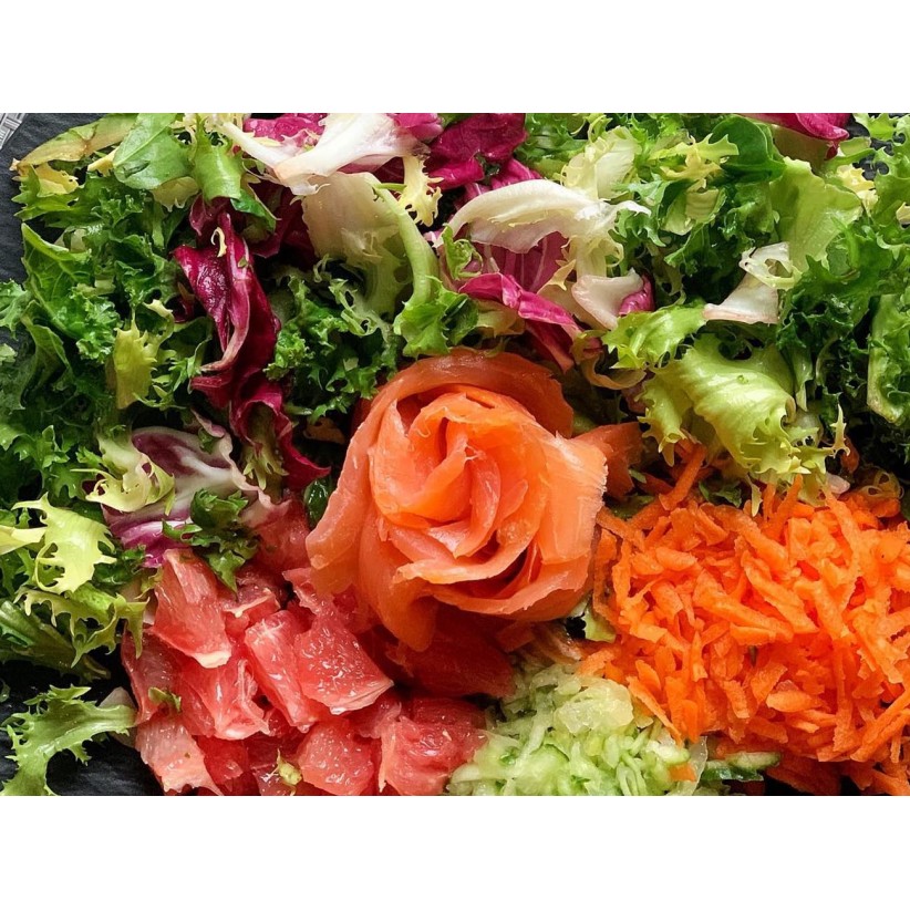 Σαλάτα catering σολομός 10 ατόμων